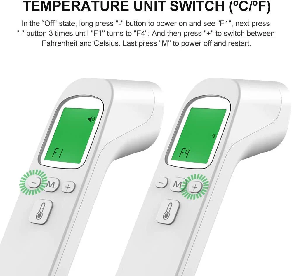 Thermomètre électronique automatique blanc – Image 5