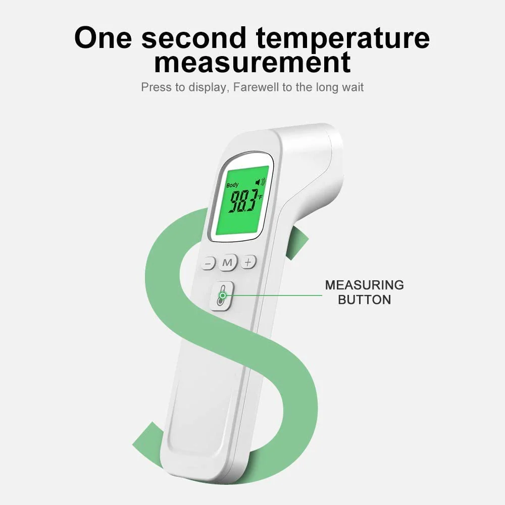 Thermomètre électronique automatique blanc – Image 6