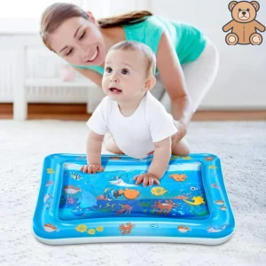 Stay-On-Tummy™|Tapis de jeu d'eau gonflable pour bébé