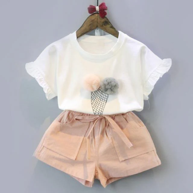 Tenue décontractée à motif cornet de glace