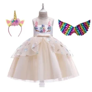 Robe de soirée licorne magique pour enfants : créez des souvenirs avec style